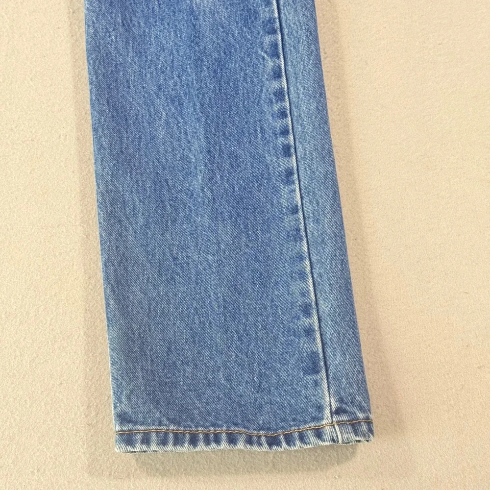 Levis 505 Regular Fit Straight Leg Jeans Mens 31x34 Blue Denim Medium Wash